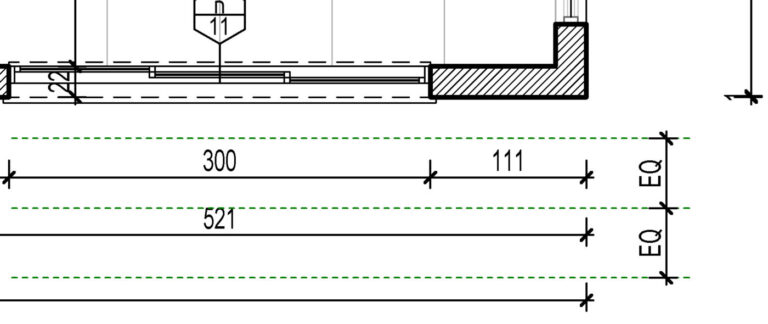 סנכרון מיקום מידות ב-Revit - שלב 7
